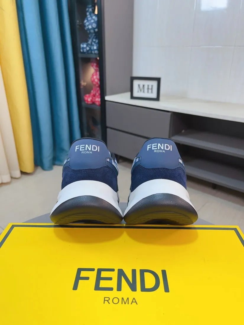 Men's men's shoes💰440🌹🌹[FENDI] Best-selling official website world premiere🔝Men's high-end brand of high-end shoes official website latest series: uppers are made of imported cowhide with specially designed fabrics➕mesh breathable lining. Make walking more convenient and comfortable! Compared with the official quality, Midea’s 1:1 replica. Create a fashionable personality to set off your uniqueness! A must-have for trendy men! Classic style. Men's sizes: 38-44.